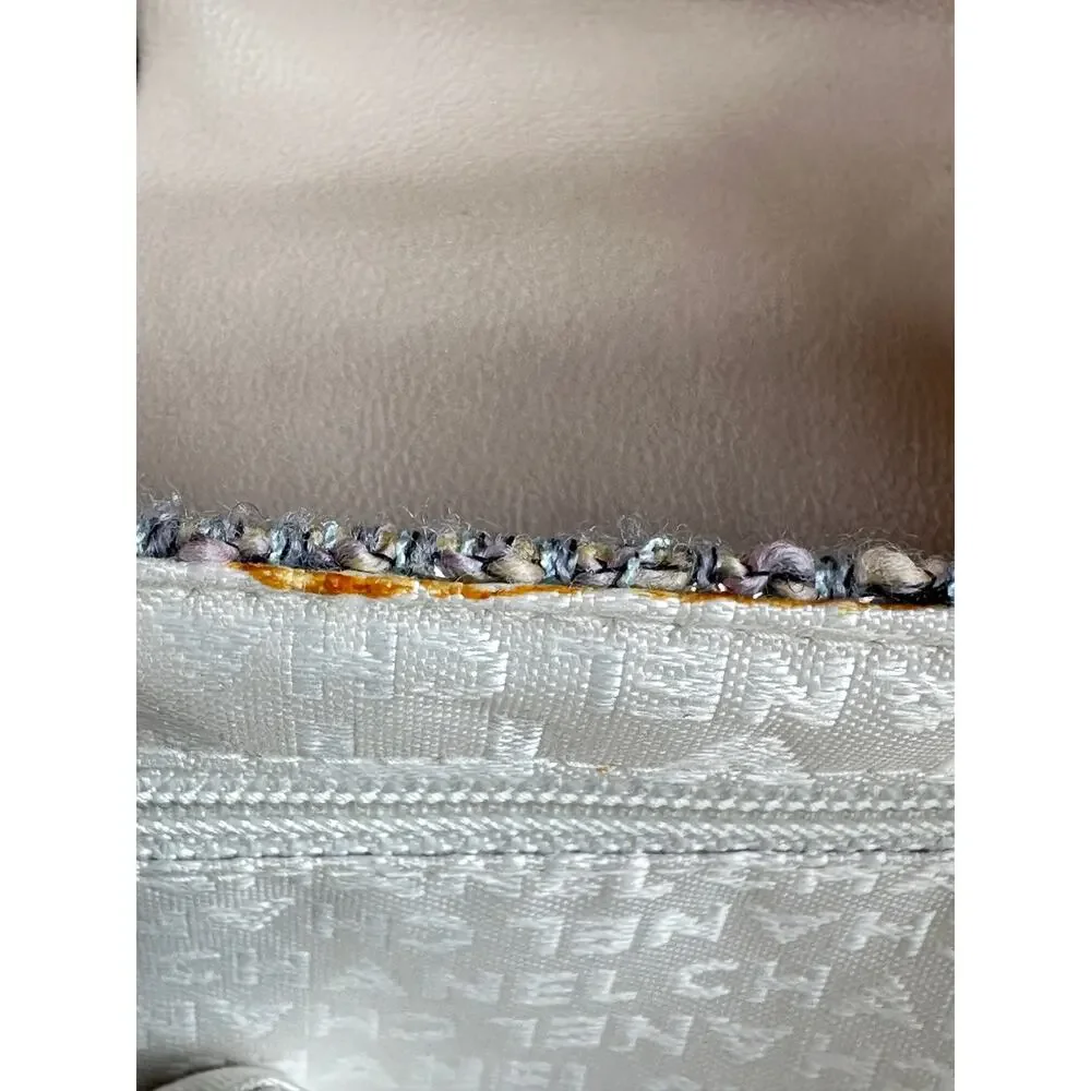 Chanel Fantasy Flap Bag Tweed Medium	Multicolor 74534